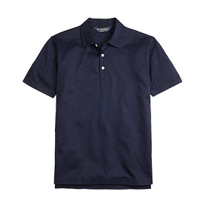 Original Fit Heathered Polo Shirt - Navy